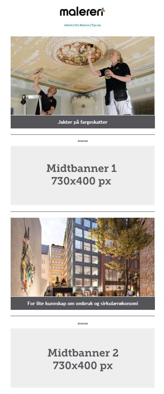 Nyhetsbrev: Nyhetsbrev: