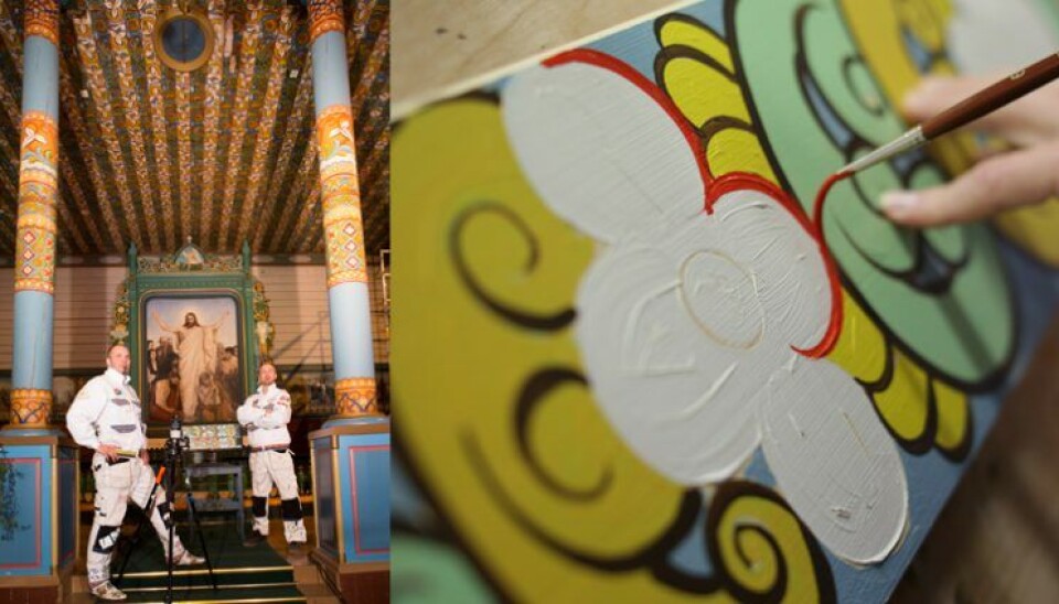Millionskader på restaurert kirke