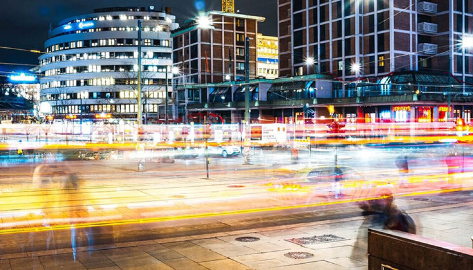 Gult nivå på byggeplass