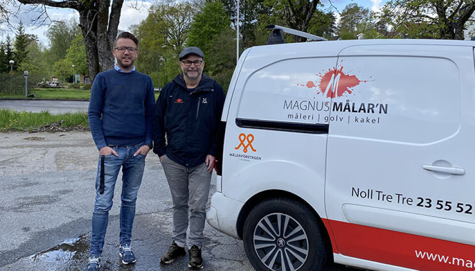 Håndverksgruppen inn i Sverige