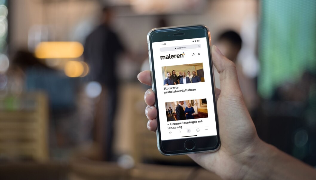 Redaktør Synnøve Prytz Berset er fornøyd med at fagbladet Maleren nå har fått raskere nettsider med mer oversiktlig og fresh layout. Redaktør Synnøve Prytz Berset er fornøyd med at fagbladet Maleren nå har fått raskere nettsider med mer oversiktlig og fresh layout.
