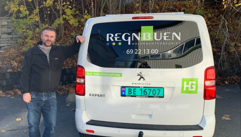 FORNØYD: – Vi har tro på at dette blir en god konstellasjon, hvor vi kan få til mye bra sammen, sier Christian Okshovd, tidligere i Asco, nå leder for Regnbuens avdeling i Indre Follo.