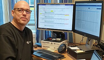 3D-DATA: – I prosjektet har vi blant annet lært hvordan utnytte 3D-data for hvor mye sparkel og maling vi trenger, sier Håvard Moen i Interiørfaghuset T. Lund AS. 3D-DATA: – I prosjektet har vi blant annet lært hvordan utnytte 3D-data for hvor mye sparkel og maling vi trenger, sier Håvard Moen i Interiørfaghuset T. Lund AS.