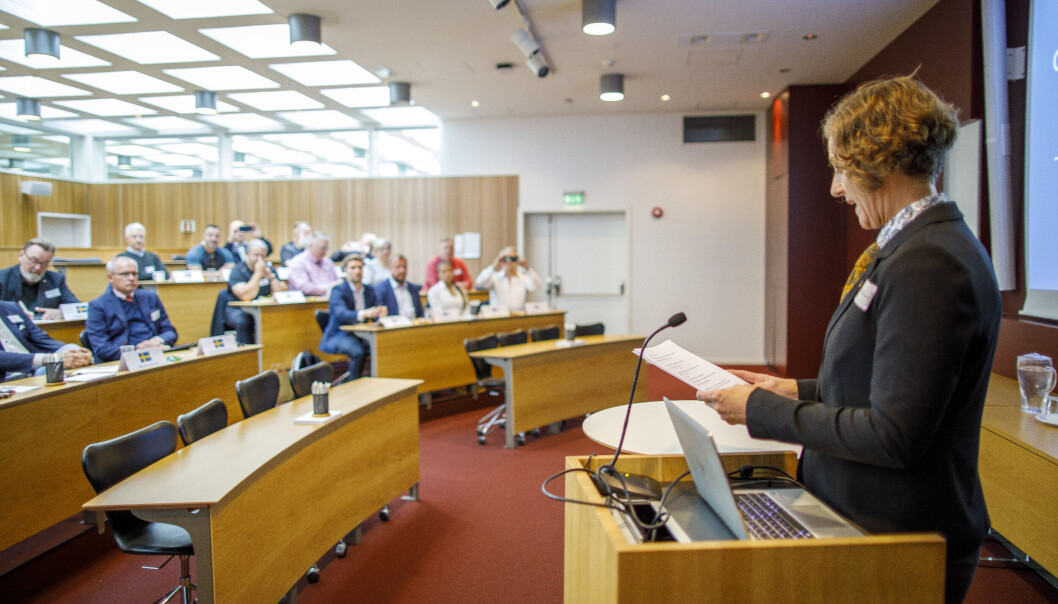MLFs leder Anna Furhoff Jensen ønsker delegater fra hele Norden velkommen til møte i Oslo. MLFs leder Anna Furhoff Jensen ønsker delegater fra hele Norden velkommen til møte i Oslo.