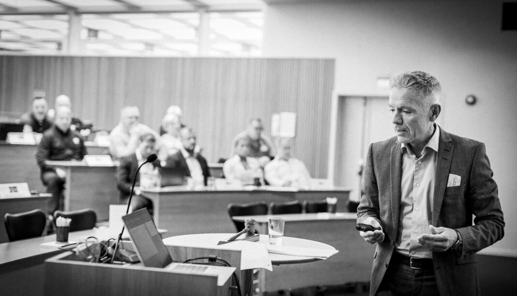 NORDIC NOIR: Direktør Ole Draborg i Danske Malermestre forklarte at bransjen har mistet både marginer og framtidstro. NORDIC NOIR: Direktør Ole Draborg i Danske Malermestre forklarte at bransjen har mistet både marginer og framtidstro.