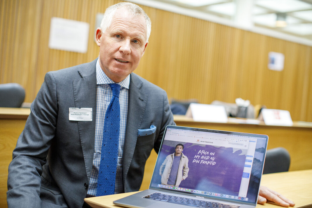 KARRIEREMULIGHETER: Pontus Sjöstrand er direktør i Måleriföretagen i Sverige og innser at dagens unge ikke kjenner mulighetene i faget. KARRIEREMULIGHETER: Pontus Sjöstrand er direktør i Måleriföretagen i Sverige og innser at dagens unge ikke kjenner mulighetene i faget.