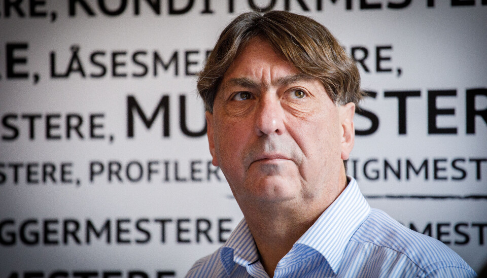UTMELDT: Hans Kristian Meling er formann i Norske Murmestres Landsforening. På en ekstraordinær generalforsamling ble det vedtatt å melde seg ut av NHO Byggenæringen.