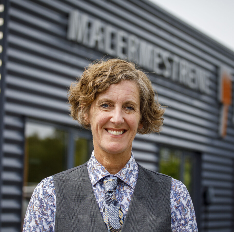 KREVENDE: Å være daglig leder i Malermestrene Jensen AS krever sitt. Kombinasjonen med MLF-ledervervet ble for mye i lengden, konstaterer Anna Furhoff Jensen.