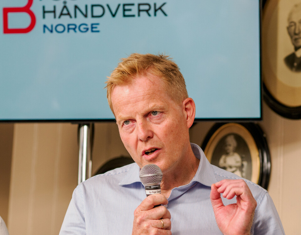 TUNGT KRIMINELLE: Bygg, anlegg og eiendom er arenaer der tungt kriminelle miljøer driver hvitvaskingsoperasjoner og annen kriminalitet, sa Økokrim-sjef Pål Lønseth. Portrett