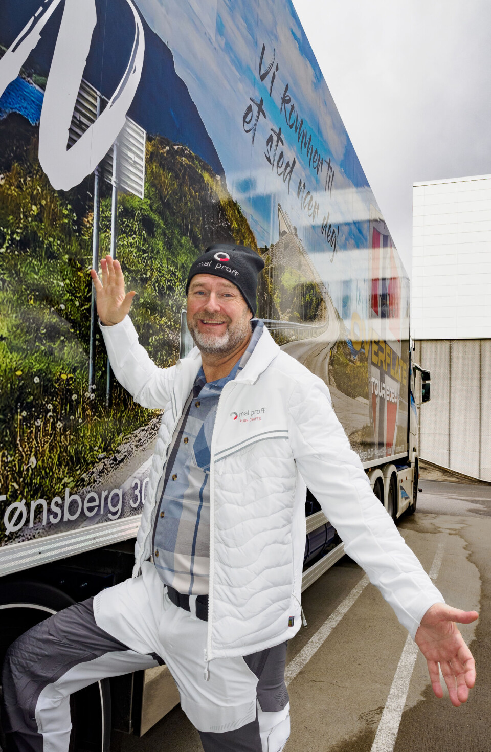 EN SMAK AV TURNELIVET: Terje Langmoe gleder seg til live tpå veien.