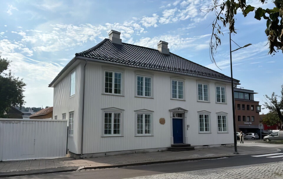LOKAL SKATT – NASJONAL VERDI: Foyngården er et viktig hus for Tønsberg, men også en bygning av nasjonal verdi. Fasadebilde