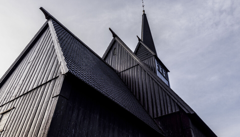 SVART SØLV: Nybredt kirke fra en tidligere reportasje i Maleren.