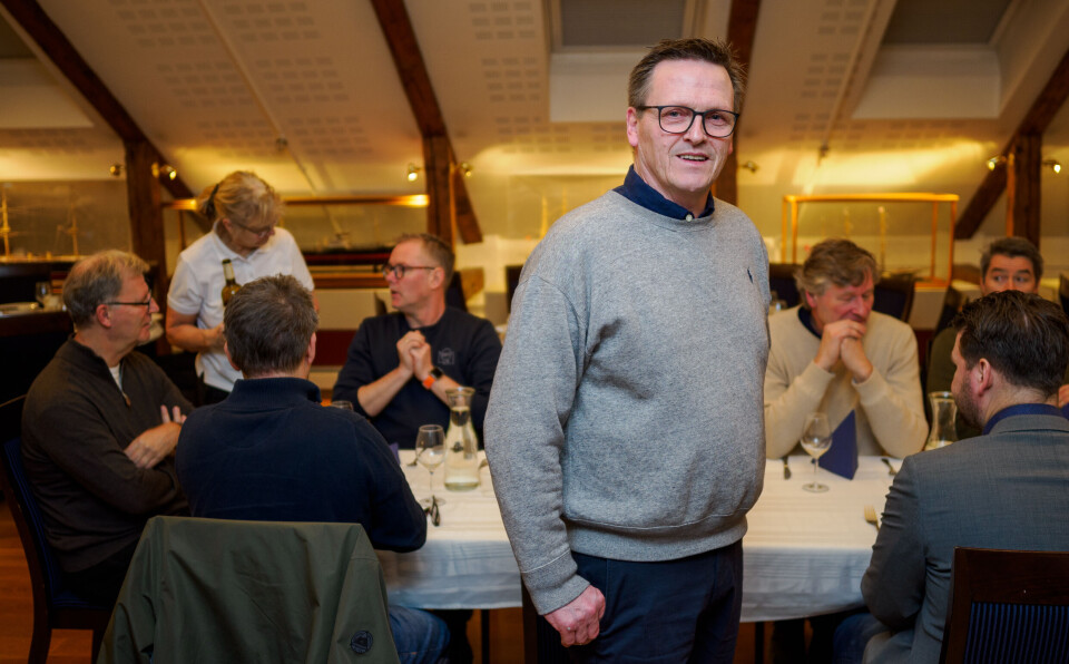 SVENN BLANT MESTERE: Med 25 års faglig erfaring i spannet følte Kjell-Arne Myhre seg faglig og sosialt hjemme på sitt første møte mesterlauget.