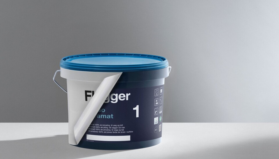 Flügger er en merkevare som malerne er kjent med, og nå kommer det mer miljøvennlige produkter fra leverandøren.