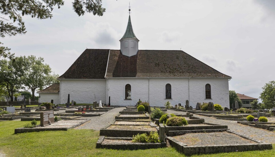 Tjølling kirke, omtalt som Katedralen i Tjodalyng