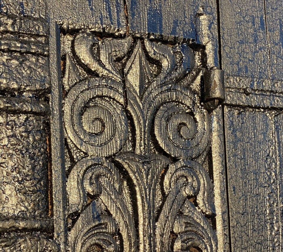 DETALJ: Fra Heddal stavkirke