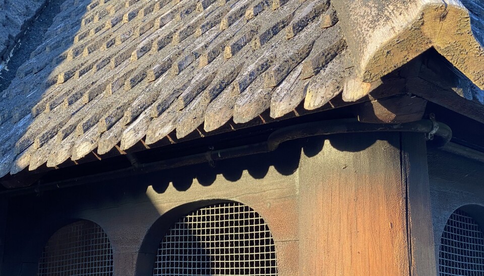 DETALJ: Fra Heddal stavkirke.